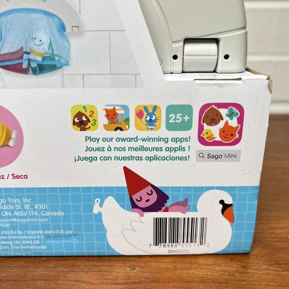 Sago Mini Yeti’s Pool Party Fold and Store Tote Remy RARE BPA & Phthalate-free - Picture 14 of 16